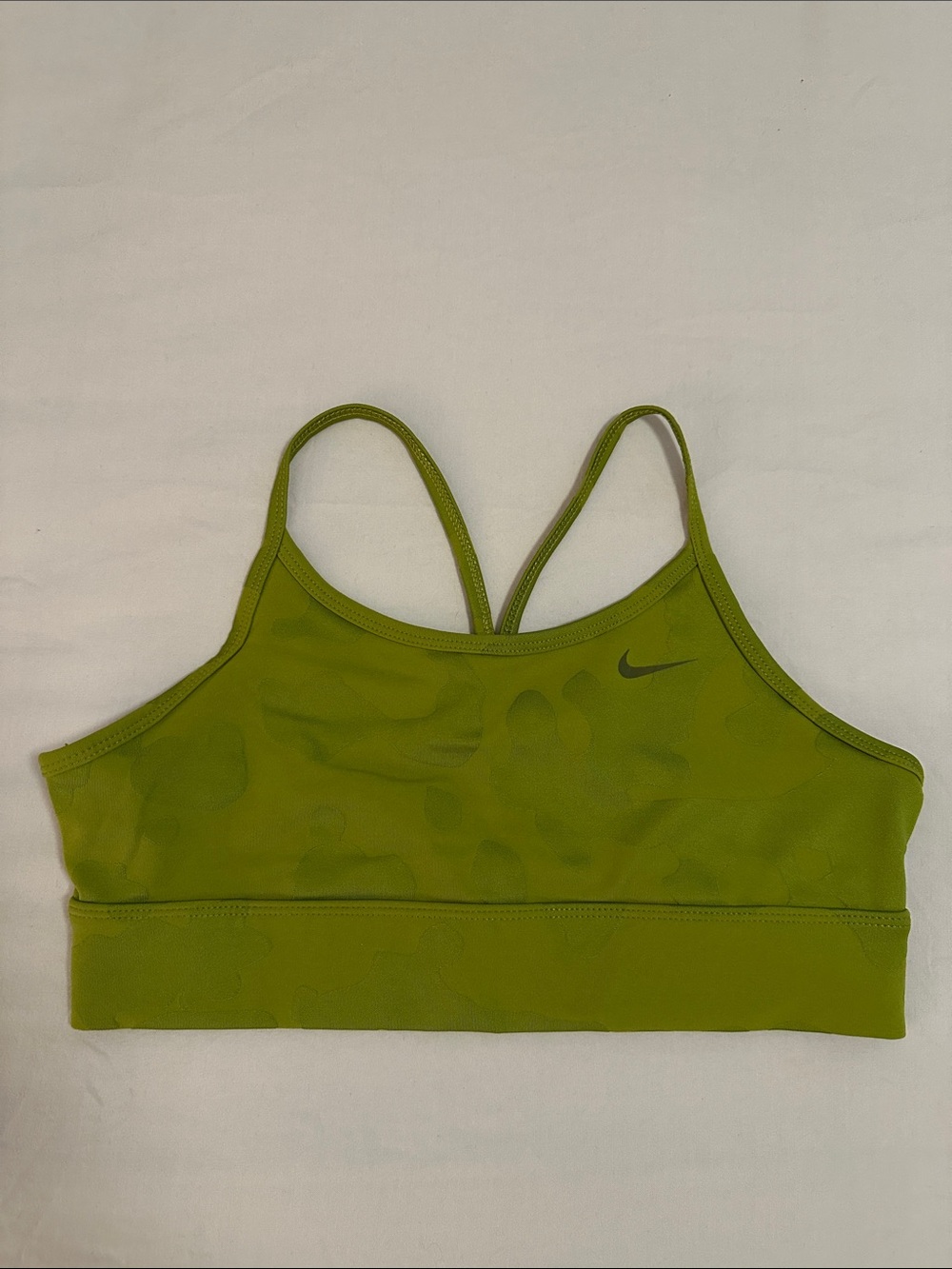 Nike Olive Green Strappy Sports Bra